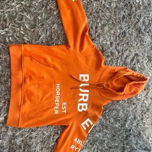 BURBERRY Orange Horseferry Hoodie